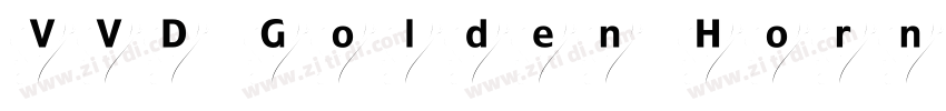VVD Golden Horn Roug字体转换